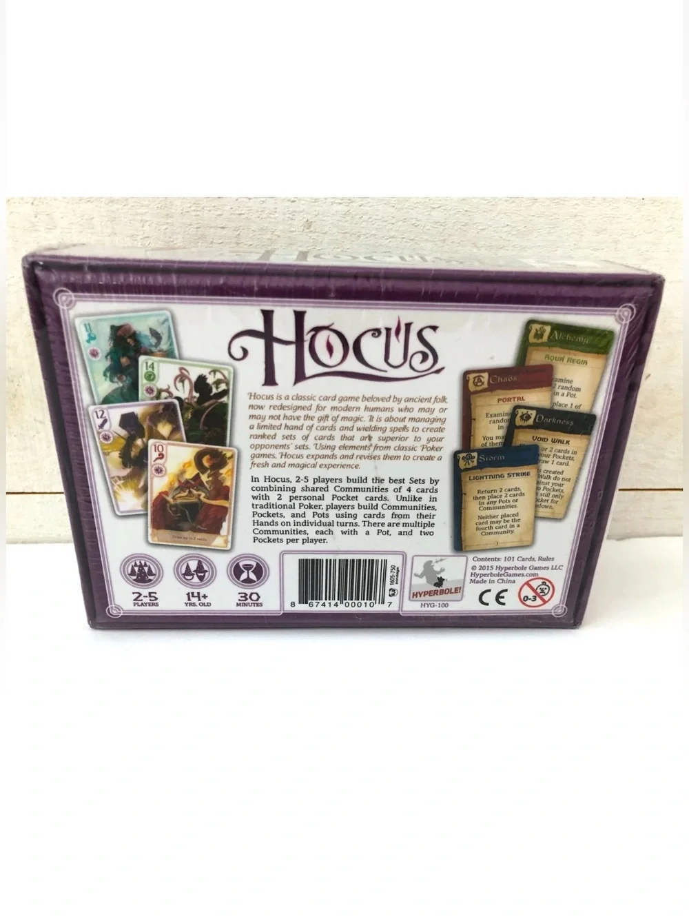 HOCUS Magical Card Game Classic Hyperbole Multiplayer Spells Magic NEW & SEALED